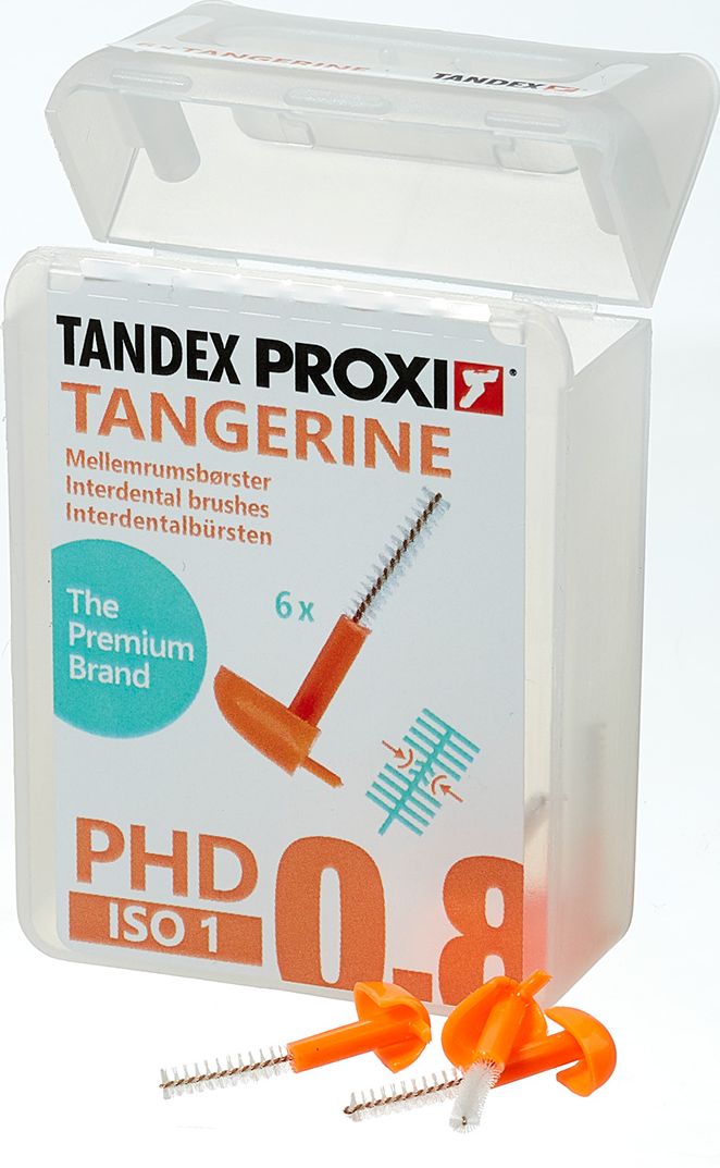 Tandex Tandex (6 szt.) szczoteczek Proxi Tangerine Ultra Fine (pomarańczowa)