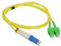 Alantec FO Patch cord SC/APC-LC duplex SM 9/125 3.0m (FOC-SCALC-9SMD-3)