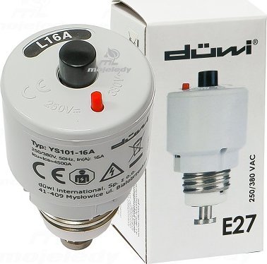 Wyłącznik automatyczny nadmiarowy wkręcany L-16A 15140