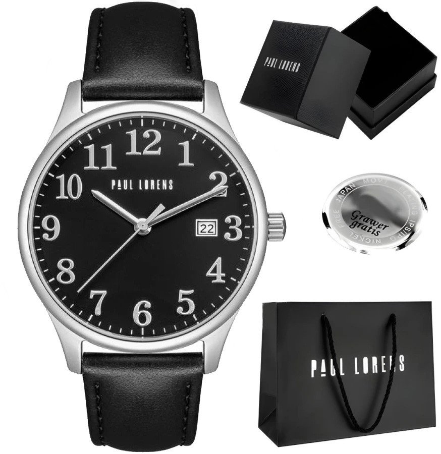 Zegarek męski Paul Lorens LUCAS-PROF Z GRAWEREM