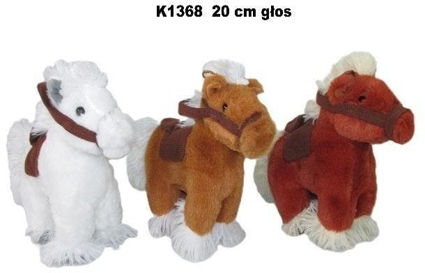 Koń z głosem 20cm MIX