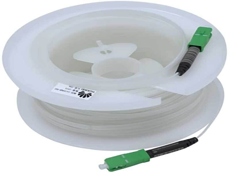 HUAWEI Patch Cord LC/APC LC/APC single mode 10m G.657B3 0,25mm GJxFN 3.0x1,2mm transparent with pressure-sensitive adhesive