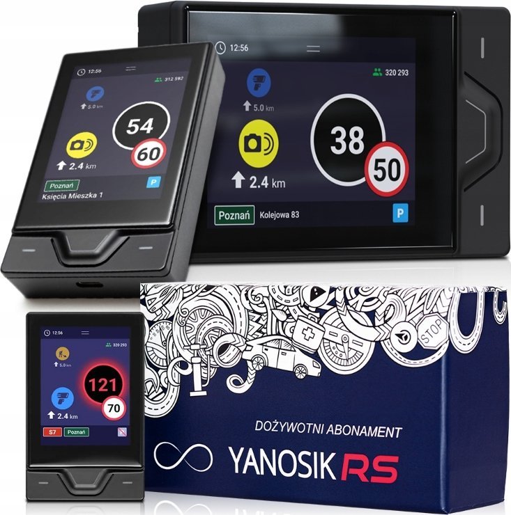 Yanosik Rs Antyradar Alert Przekroczenia 50Km/H + Dożywotni Abonament