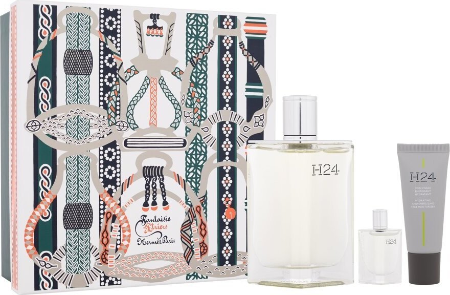 Hermès H24 – Zestaw Zapachowy (Woda Toaletowa 100ml + Krem do Twarzy 20ml + Woda Toaletowa 5ml)