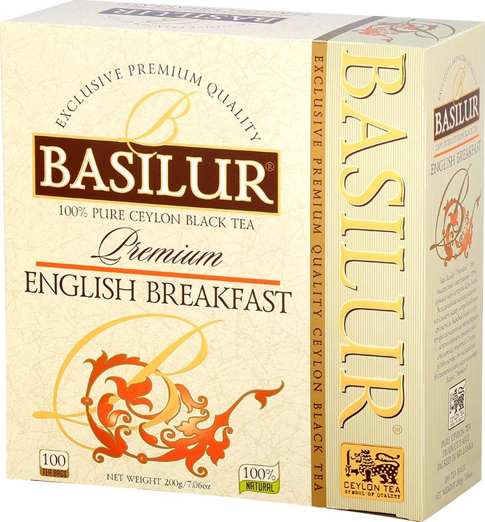 Basilur Basilur PREMIUM CEYLON czarna herbata cejlońska BOPF - ekspresowa 100 x 2 g