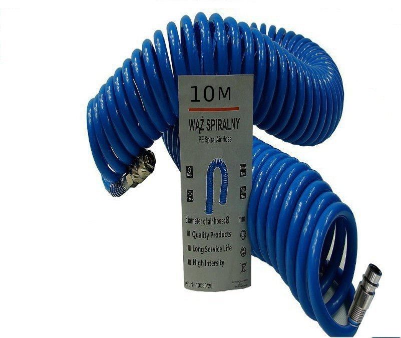 Silver Wąż pneumatyczny spiralny 8mm 10m (10550/10)