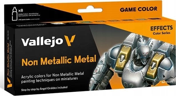 Vallejo Vallejo: 72.193 - Game Color - Non Metallic Metal (8x18 ml)