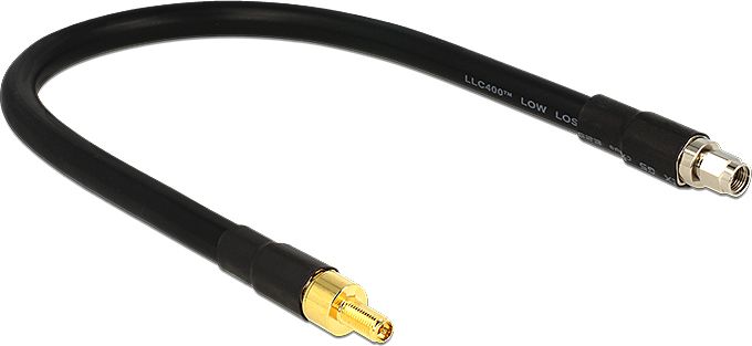 Delock 0.4m czarny (13012)