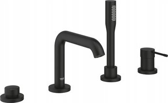 Grohe Grohe 4-otworowa bateria wannowa Essence czarny 25251KF1