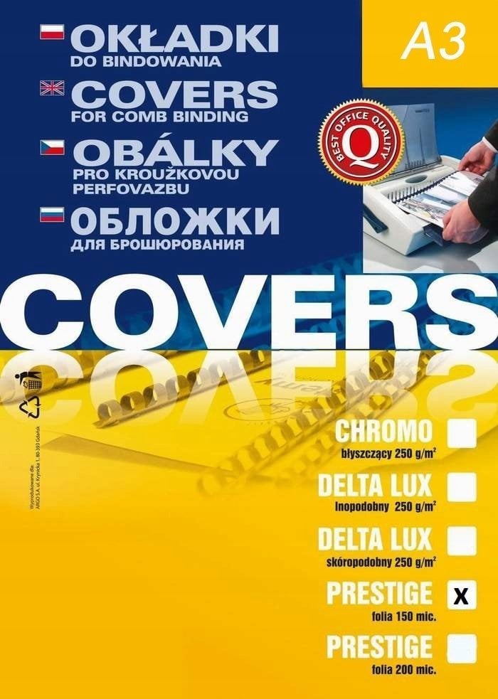 Argo Folia do bindowania A3 ARGO 431151 bezbarwna 0.15mm 100 szt