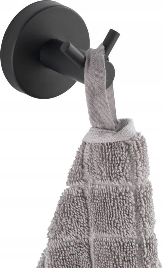 Wenko Wieszak na ręczniki BOSIO , kolor czarny, WENKO