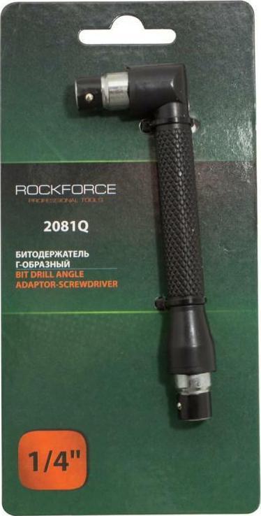 Rockforce ROCKFORCEADAPTER KĄTOWY DO KOŃCÓWEK 1/4" RF-2081Q