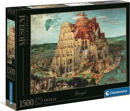 Clementoni Clementoni Puzzle 1500el Muzeum Breugel. Wieża Babel 31691