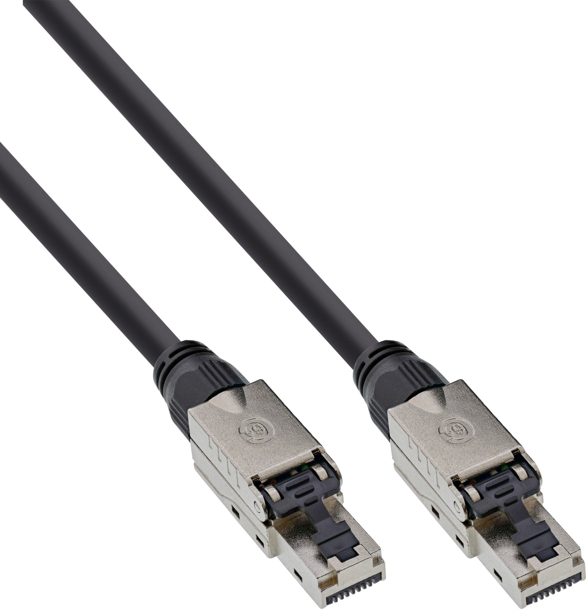InLine InLine® Patch cable, U/UTP, Cat.6A, halogen-free, AWG23 copper, black, 20m