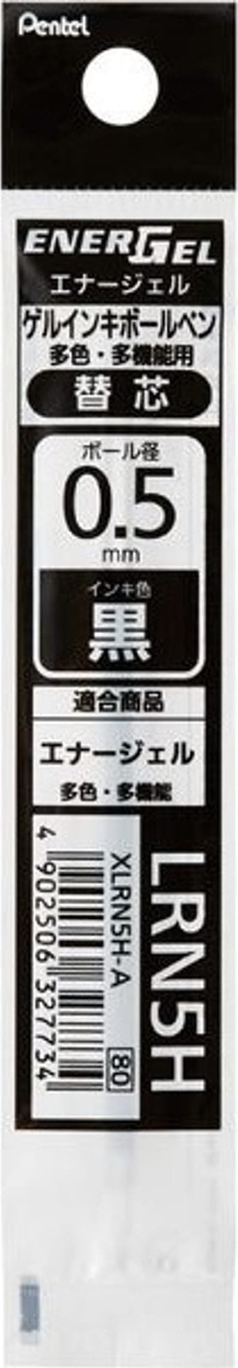 Pentel WKŁAD DO CIENKOPISU PENTEL EnerGel LRN5H CZARNY