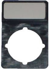 Spamel Tabliczka opisowa czarna prostokątna bez nadruku (ST22-1901P01)