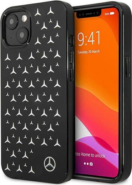 Mercedes Mercedes MEHCP13SESPBK iPhone 13 mini 5,4" czarny/black hardcase Silver Stars Pattern
