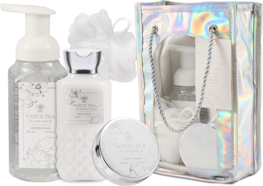 Aurora - zestaw prezentowy Biała Herbata w torebce - 4 el