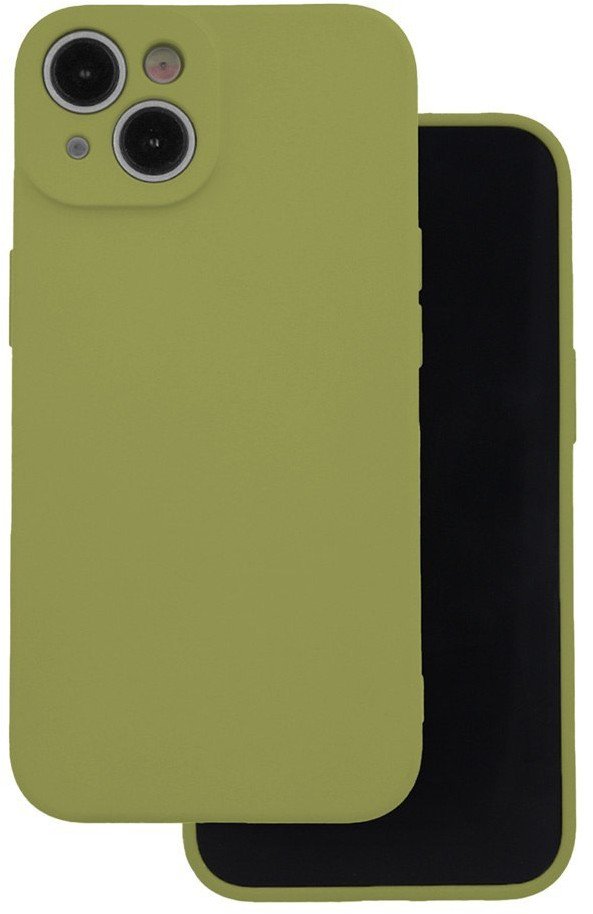 Nakładka Silicon do iPhone 14 6,1" oliwkowa