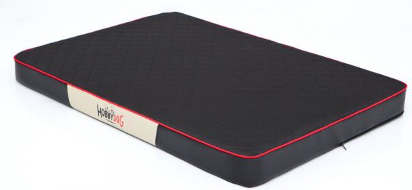 Hobbydog Materac Premium Czarna Kodura Z Czarną Eko Skórą - L
