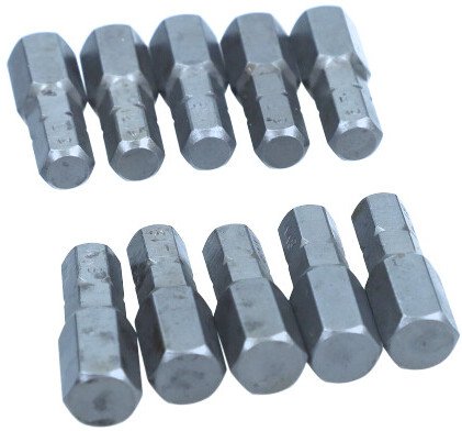 ROOKS BIT DO WKRĘTARKI 1/4"X 25 MM X HEX 8, UDAROWY CVMO-S, KPL 10 CZ.