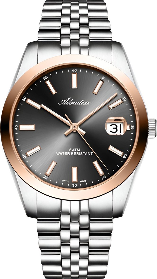 Zegarek Adriatica Zegarek męski Adriatica A1299.R117Q srebrny