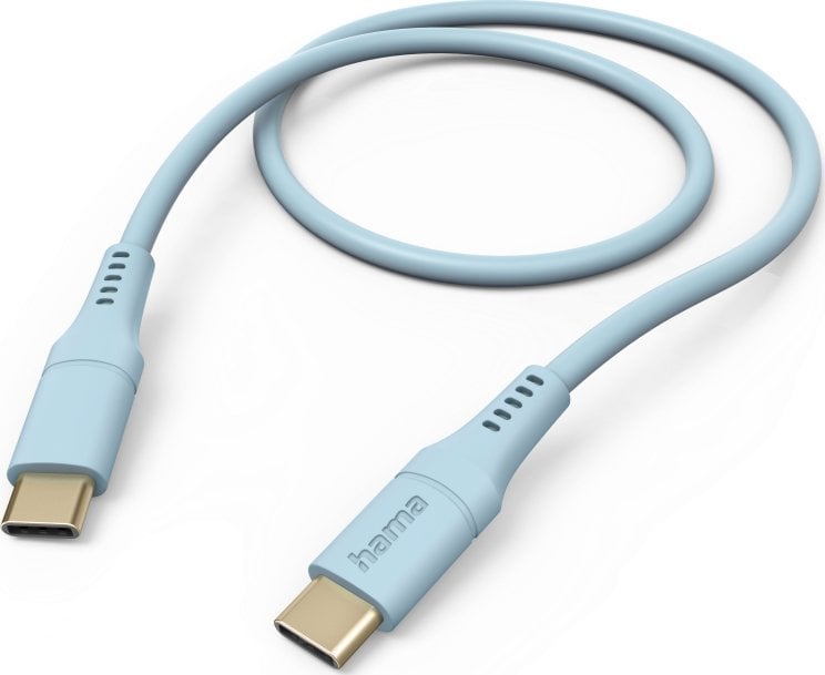 Kabel USB Hama USB-C - USB-C 1.5 m Jasnoniebieski (002015750000)