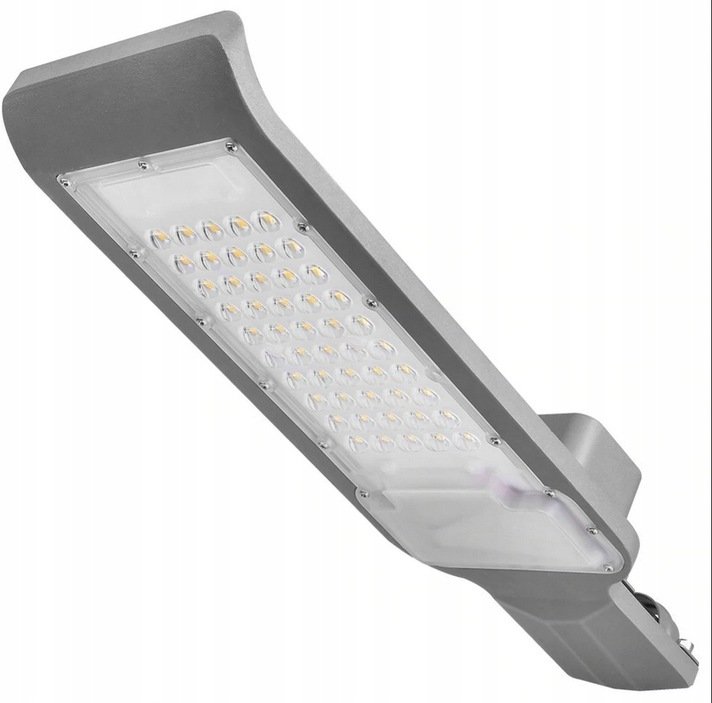 Bemko Oprawa, lampa uliczna LED JAZMIN 150W 20250lm 4000K IP65 jasnoszara barwa NW biała neutralna czujnik zmierzchu
