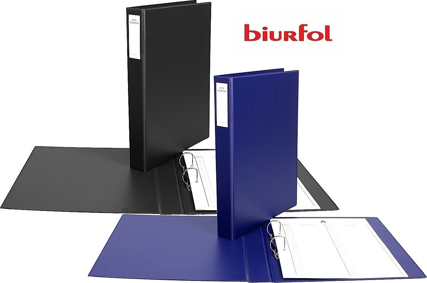 Segregator Biurfol Segregator do akt osobowych Biurfol A4/4cm 2R czar -