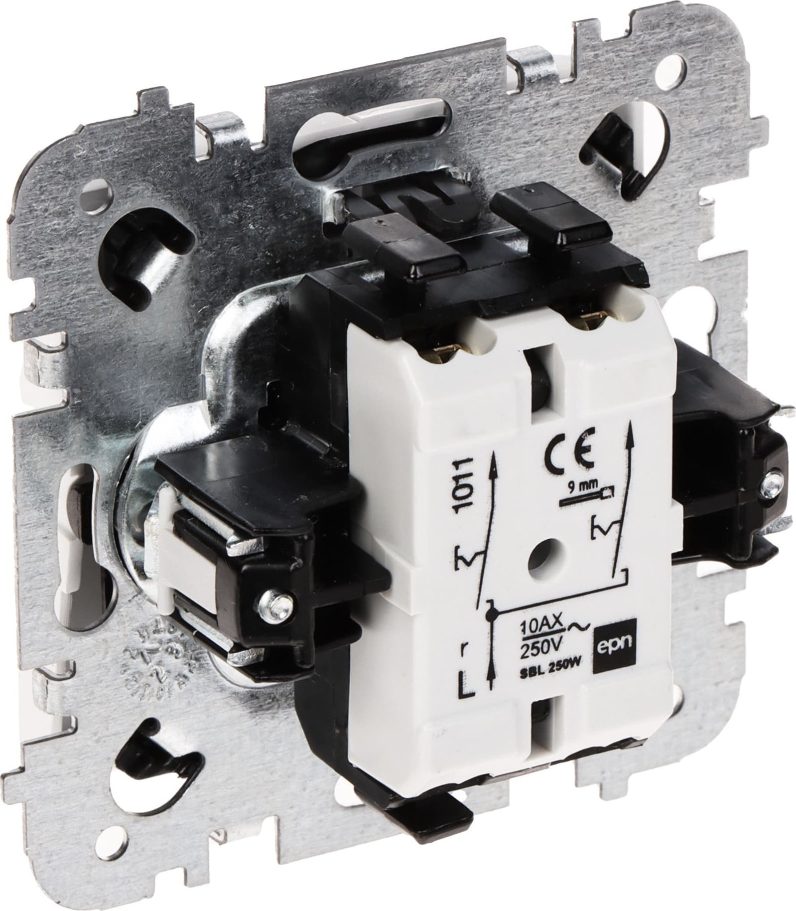 Elektro-Plast ŁĄCZNIK ŚWIECZNIKOWY PODWÓJNY SANTRA/4111-10/EPN 250V 10A Elektro-Plast