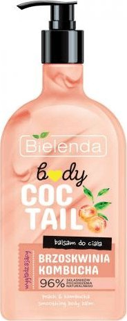 Bielenda Bielenda Body Coctail Wygładzający balsam do ciała Brzoskwinia + Kombucha 400 ml