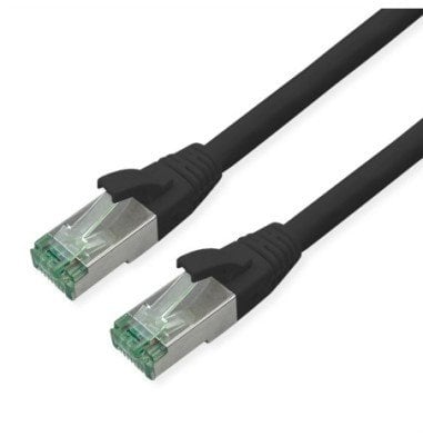 ROLINE RM S/FTP (PiMF) Patch Cord Cat.6A, czarny, 7 m