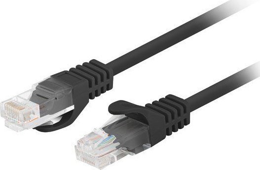 Lanberg PATCHCORD KAT.6 UTP 0.25M CZARNY FLUKE PASSED LANBERG 10-PACK