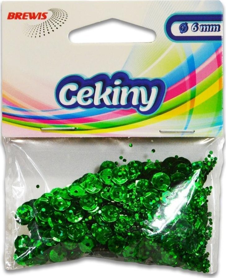 Cekiny hologramowe H 30 zielony