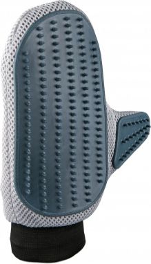 Trixie RĘKAWICA DO WYCZESYWANIA SIERŚCI Z RZEPAMI (GUMOWE KOŃCÓWKI), 18×24 cm