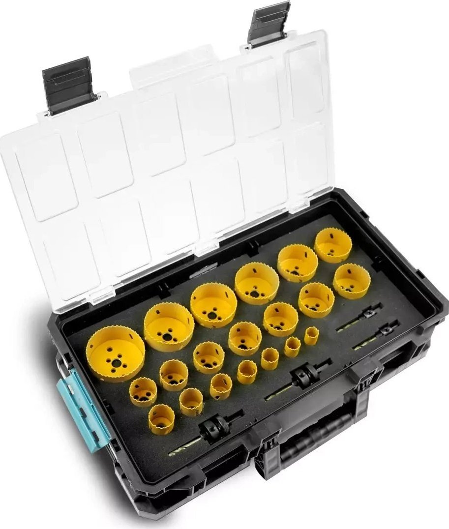 Dedra Zestaw otwornic bi-metalowych 20-83 w walizce SAS