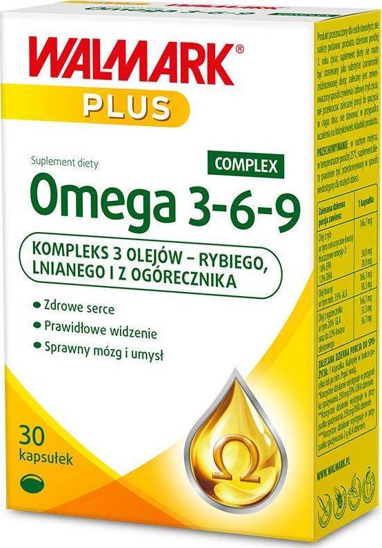 Stada Omega 3-6-9 kompleks 3 olejów 30 kapsułek