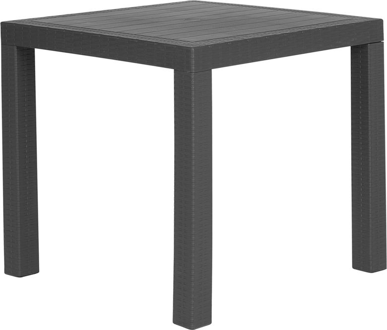 Beliani Stół ogrodowy szary Fossano