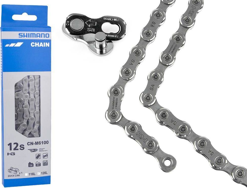 Shimano Łańcuch Shimano CN-M6100 12 rzędowy, 126 ogniw uniwersalny