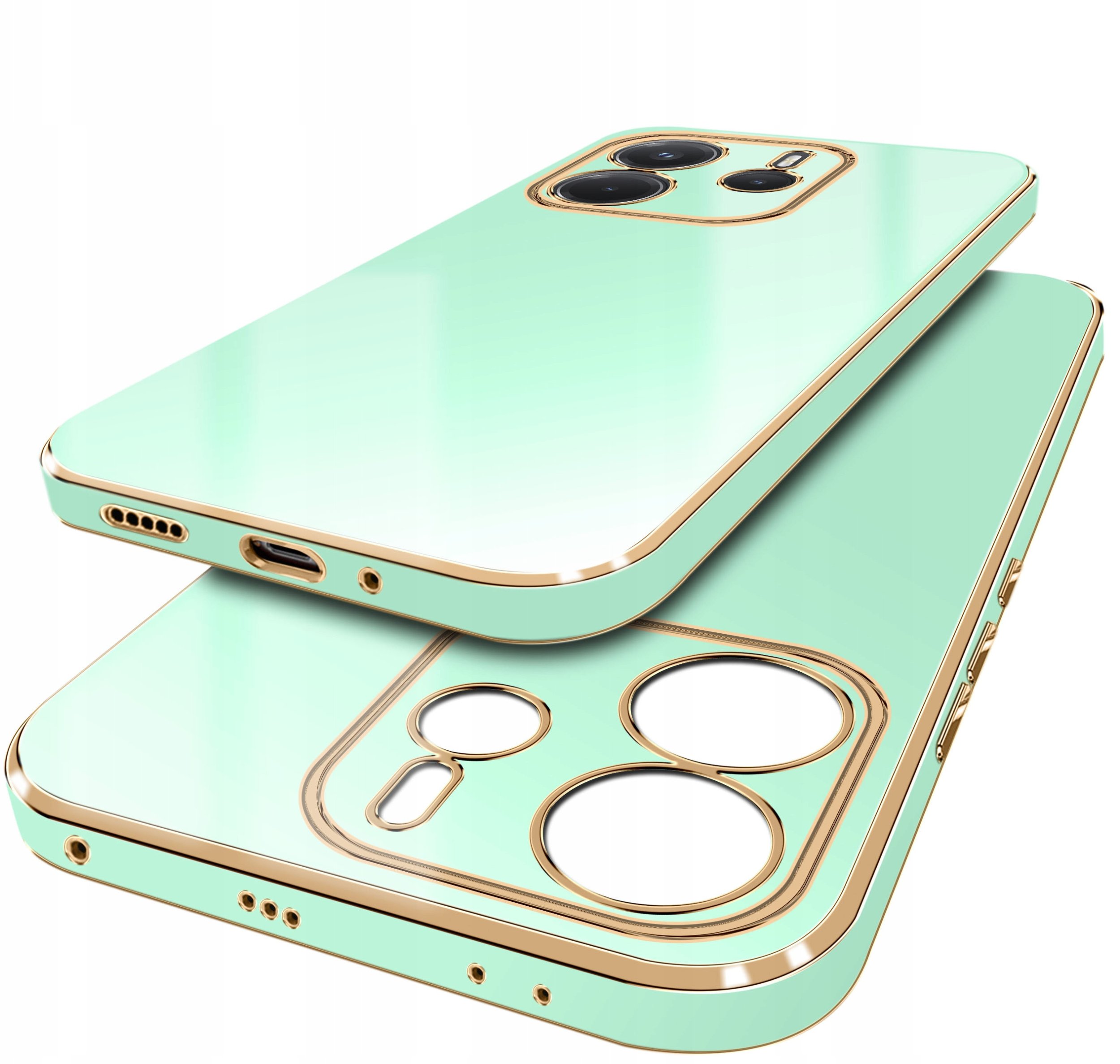 Etui do Xiaomi Redmi Note 14 5G SILIKONOWE ELEGANCKIE SLIM + Szkło 9H