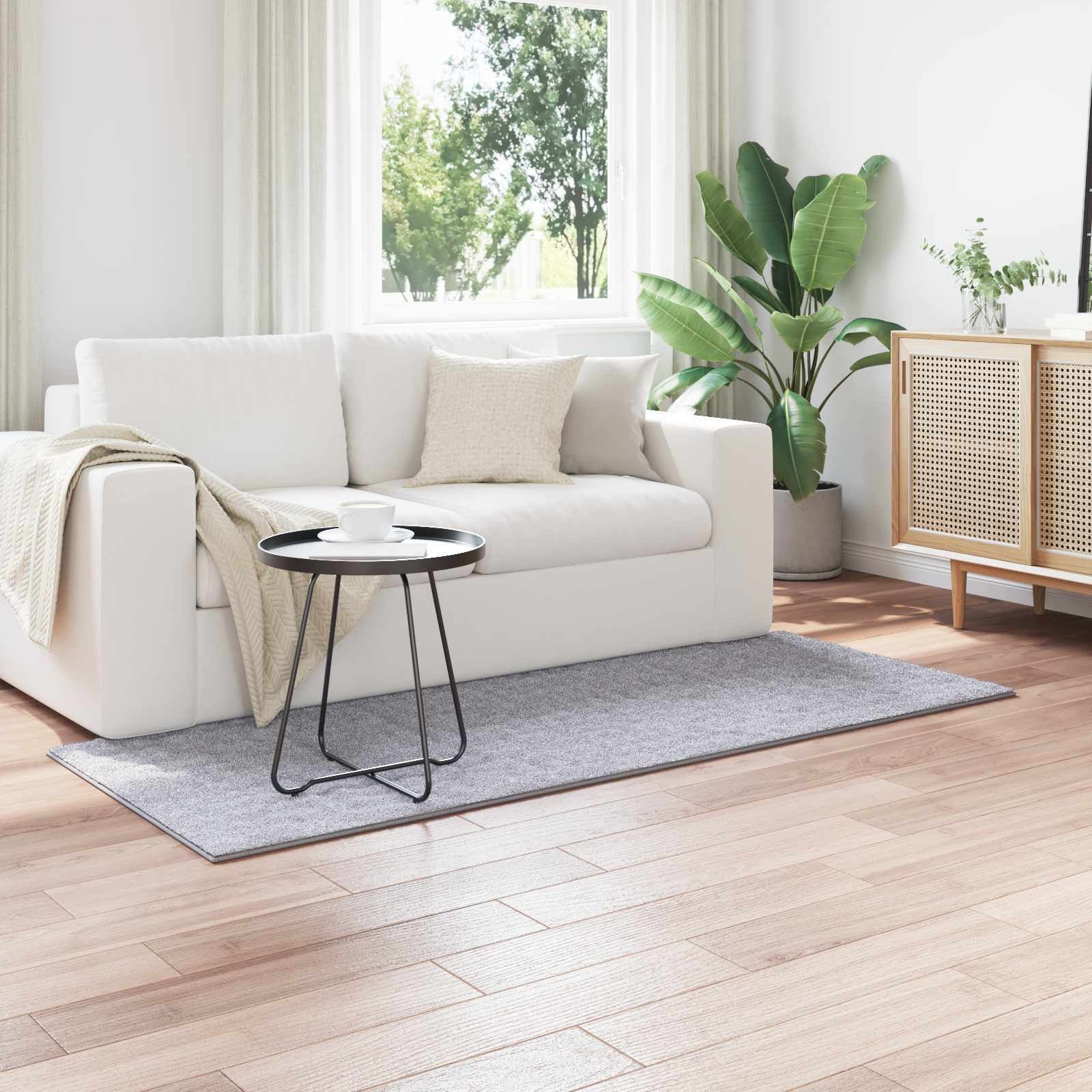 vidaXL Dywany pokojowe Prostokątny Szary 200 x 80 cm