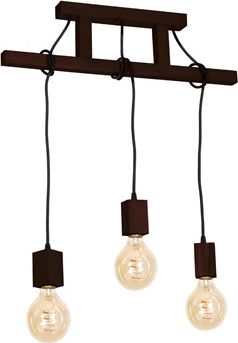 Lampa wisząca Milagro JACK industrial minimalistyczna venge (MLP4360)