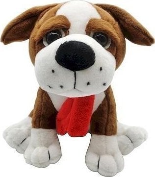 Pluszowy Pies w szaliku