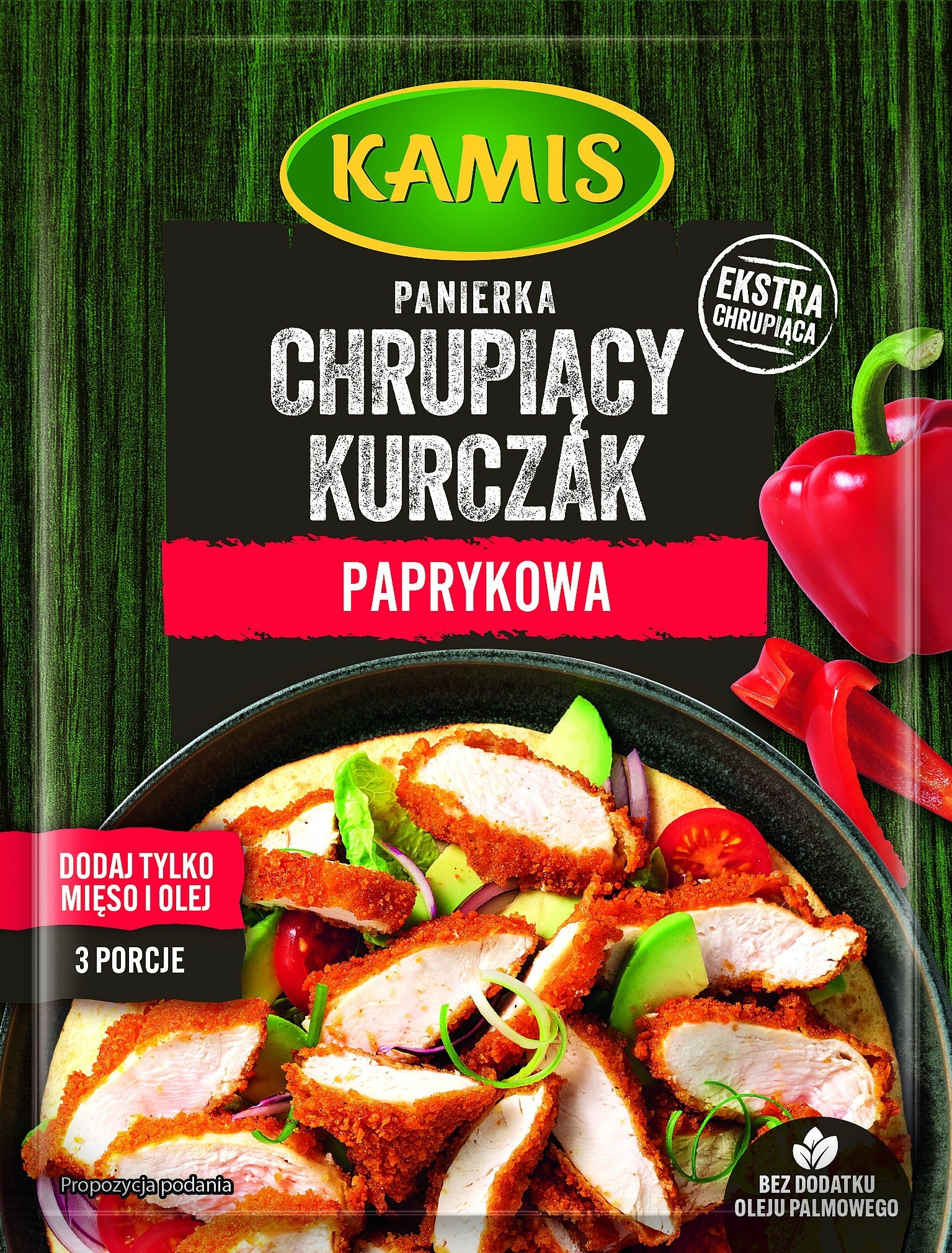 Kamis Kamis Panierka Chrupiący kurczak paprykowy 70 g