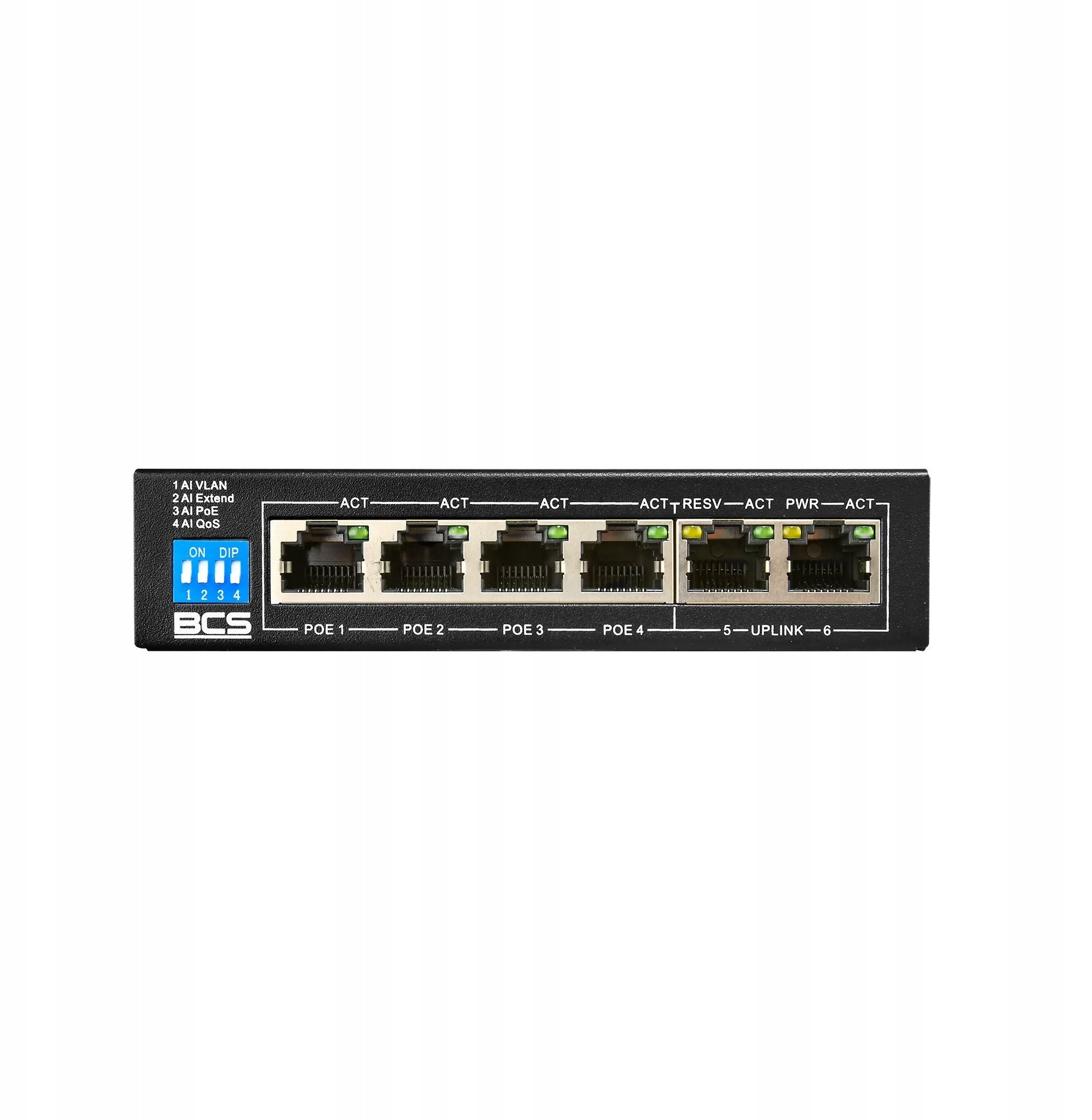 Switch PoE BCS BASIC BCS-B-SP04G02G