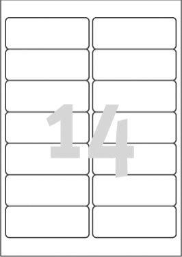 Avery Zweckform ETYK.ZF J8563 99,X38,1 25 ARK./350/ ETYKIETA - J8563-25