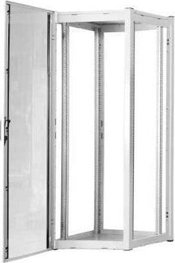 Szafa Digitus Szafa sieciowa stojąca Hyper Pro 19" 32U rack 600x600, drzwi przód szyba, szary, 1000kg