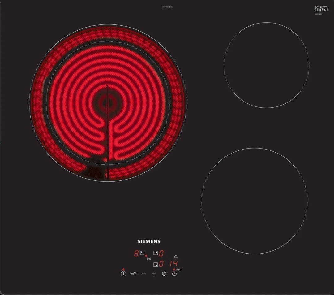 Płyta grzewcza siemens ag Kuchenka ceramiczna Siemens AG ET61RBKB8E 5700 W