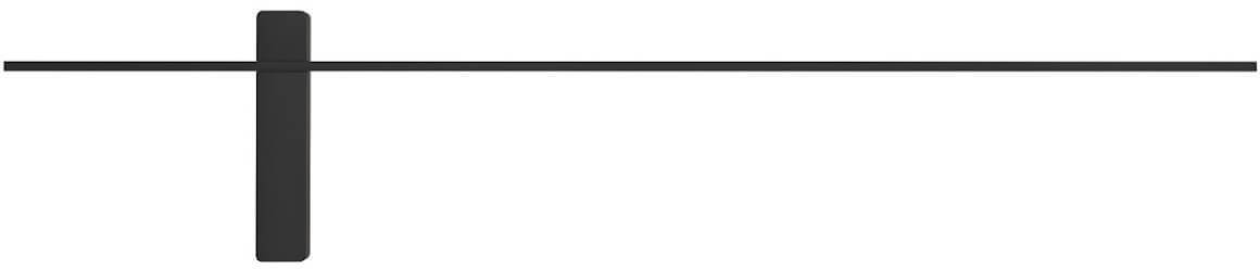 Ścienna lampa do biura Bene Parette kinkiet LED 10,5W czarny