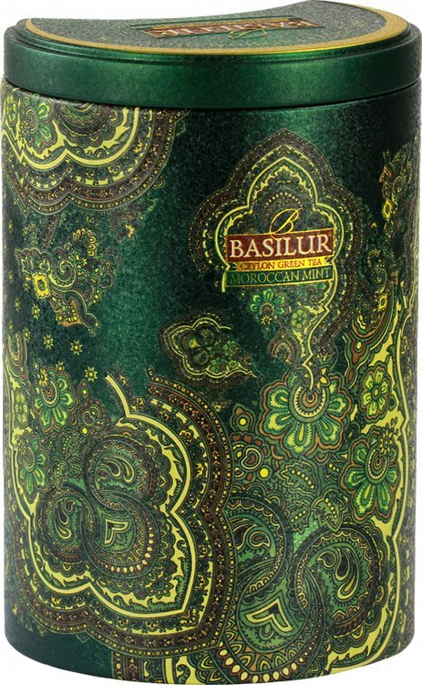 Basilur Herbata zielona liść MAROKAŃSKA MIĘTA 100g liść